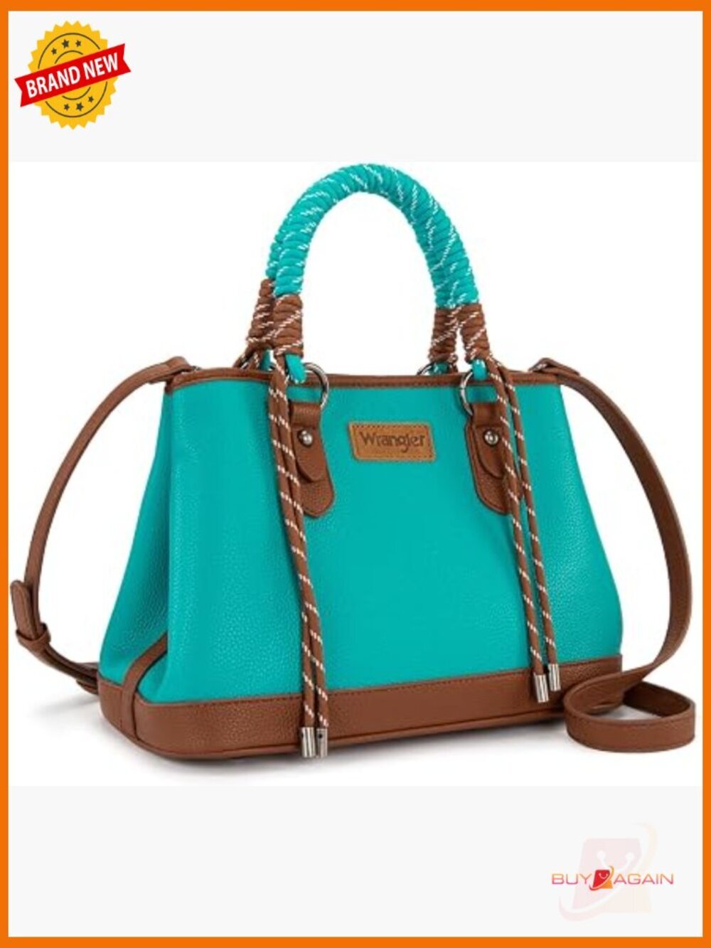 Designer Braided Rope Top Handle Satchel Purse Tote Bag